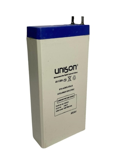 Unison 4 Volt 1.8 Amper Kuru Akü 4V 1.8A / 503532760