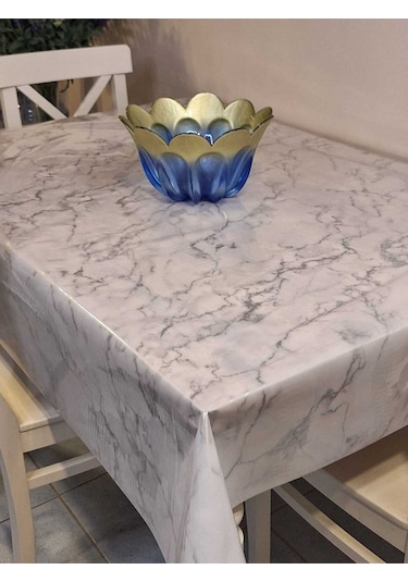 Şeffaf 0.018 Mm Pvc Muşamba - Desenli Silinebilir Şeffaf Masa Örtüsü 16ns39 Şeffaf