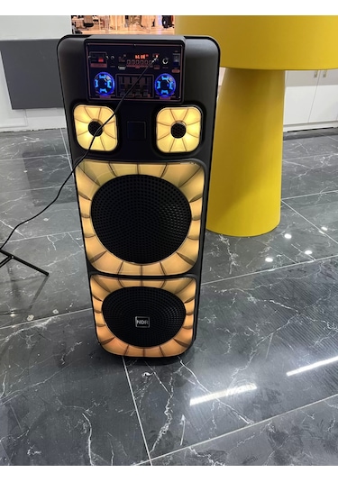 Ndr Dev Bluetooth Hoparlör Dev Kareoke Ses Sistemi 2 Mikrofonlu 5000w
