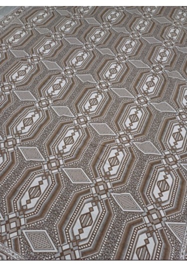 Savan Dokuma Halı Örtüsü 6m² 200 300 Kale Kahve7 Kahverengi