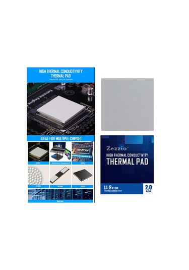 Suntek Gpu/cpu Grafik Kartı Için Termal Ped 120x120mm Ssd 120x120x2.0mm