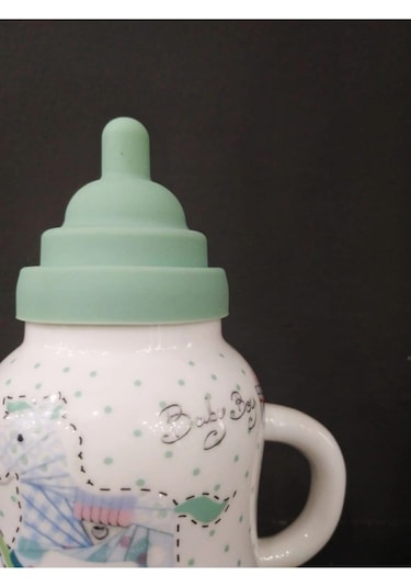 Prestige Porselen Silikon Kapaklı Bebek Biberonu 330 Ml