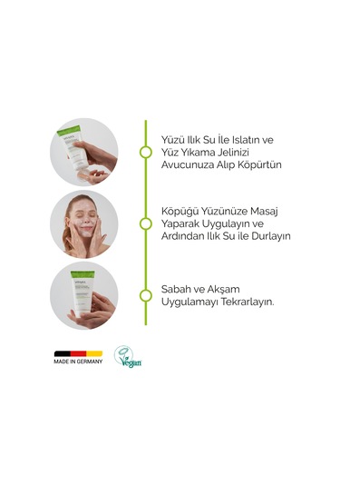 Vitayes Yeşil Çay Özlü Arındırıcı Yüz Yıkama Jeli 2 x 150 ML