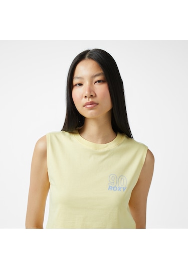 Roxy Essential Energy Boxy Kadın Sarı T-shirt Erjkt04274 Sarı