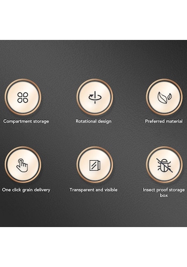 Dty Tahıl Saklama Kutusu, 6 Bölmeli Kullanımı Kolay Tahıl