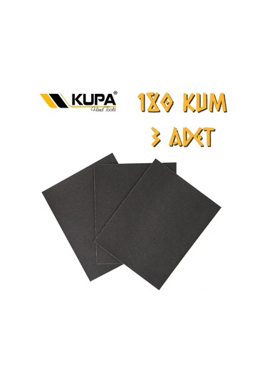 Kupa Su Zımparası A180 Kum - 3 Adet