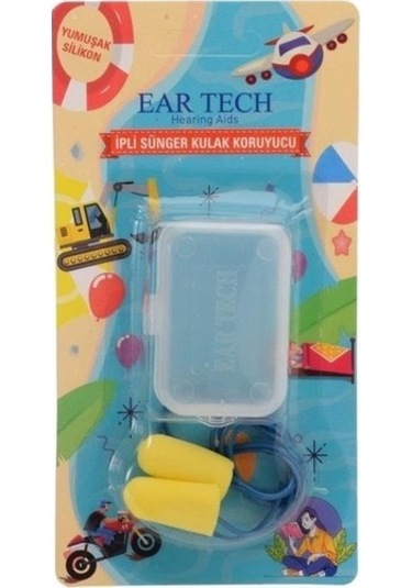 Ear Tech Kulak Tıkacı İpli Süngerli
