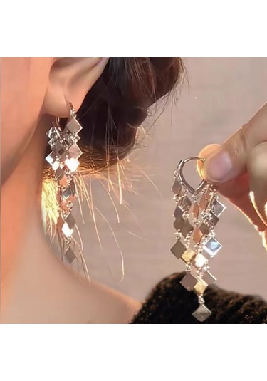 Geeksen S925 Gümüş Kalp Şeklinde İnci Küpe - Zarif Zirkon Detaylı Romantik Aksesuar Gold