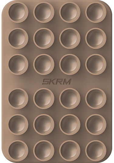 Skinarma Stax Magnetik Vakumlu Düz Zemin Telefon Tutucu Kahverengi