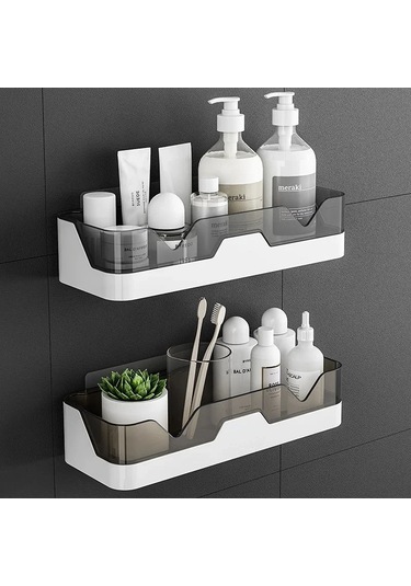 Yeni Banyo Raf Organizatör Duş Depolama Rafı Siyah Köşe Rafları Çok Renkli