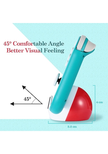 Vkemall Nintendo Switch/switch Lite İçin Taşınabilir Şarj Standı - 45 Görsel Açı, Anti Kayma, Koruyucu Silikon - Oyun Sirasinda Şarj Edin