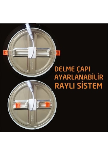 8w Ayarlı Led Panel 1.sınıf Sıva Altı