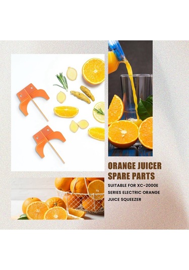 Xurunkeji Xc-2000e Limon Portakal Sıkma Makinesi İçin 4 Adet Elektrikli Portakal Sıkacağı Yedek Parçaları Portakal Kesici Portakal Soyucu Turuncu