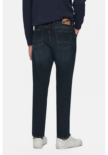 Ucla Murray Mavi Denim Nakışlı Standard Fit Erkek Pantolon Mavi