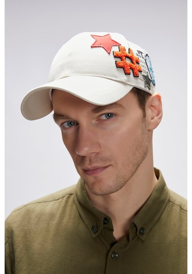 Bad Bear Patch Bej Şapka Bej