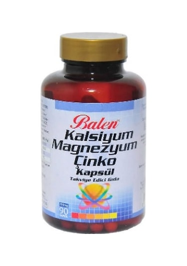 2 Kutu Balen Kalsiyum Magnezyum Çinko Kapsül 709 Mg 90 Kapsül