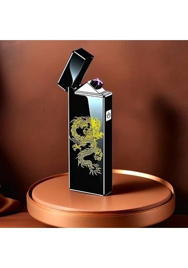 Willowhaven Usb-c Rüzgar Geçirmez Elektrikli Çakmak Altın Led Ekranlı Kamp Altın