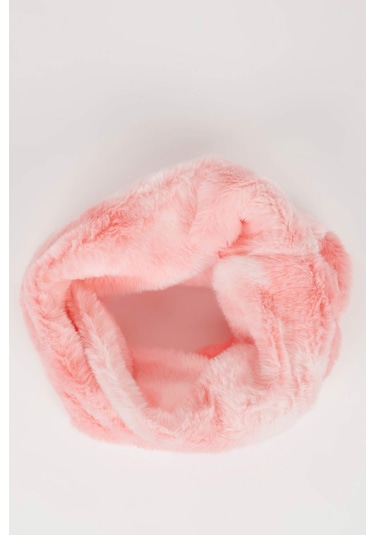 DeFacto Kız Çocuk Pelüş Atkı C7984A824WNKR1