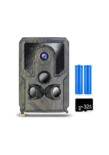 12mp 1080p Hareket Sensörlü Av Kamerası Kızılötesi Gece Görüşü İle Açık Hava Ve Yaban Hayatı İzleme Çok Renkli Çok Renkli