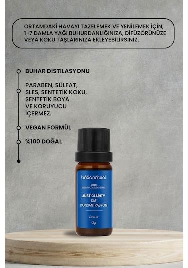 Bade Natural Saf Aromaterapi Karışımı 10 ML