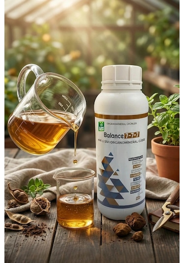 Balance 7-7-7 Npk Organomineral Sıvı Gübre 1 L 1 Lt