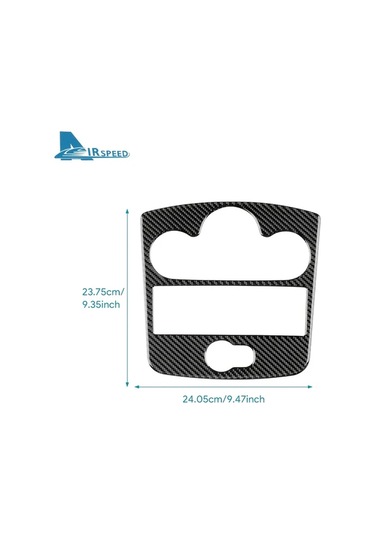 Xuweiwei Renault Clio 3 2006 2012 İçin Siyah Karbon Fiber Kontrol Paneli Yükseltme