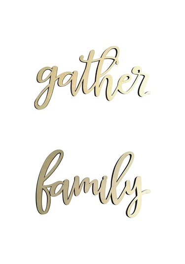 Novahub Ahşap Duvar Dekoru - Rustik Aile Toplantı Yazılı Vintage Ev Süsü, Çok Renkli Çok Renkli