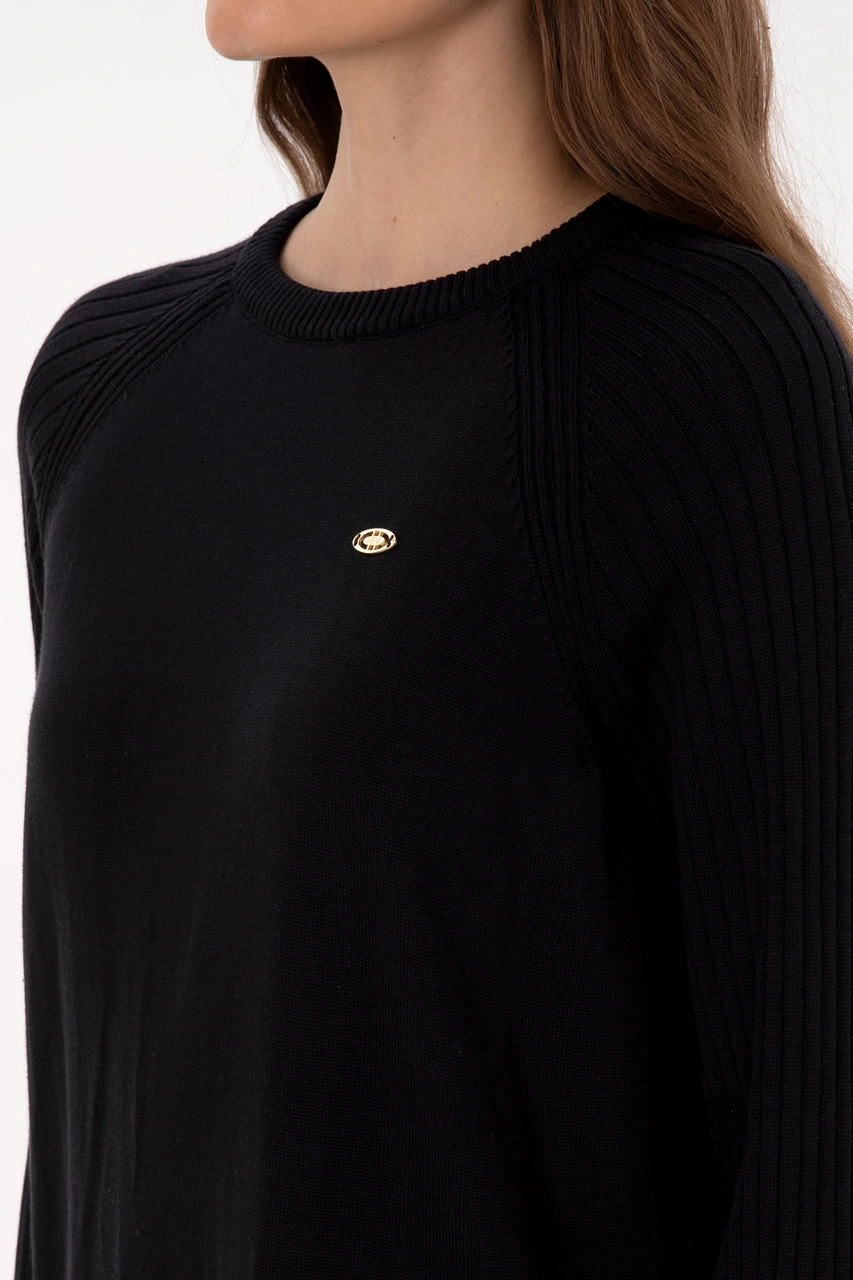 U.s. Polo Assn. Kadın Siyah Elbise Triko 50314732-vr046 Siyah