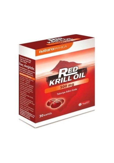 Naturo Pathica Red Krill Oil Besin Takviyesi 500 MG 30 Kapsül