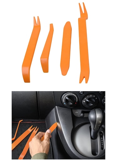 Trim Oto Torpido Teyp Kapı Döşeme Sökme Aparatı 12li Set