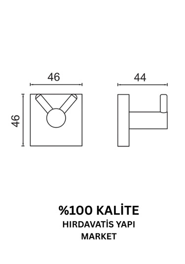 Çelik Banyo Paslanmaz Pirinç Vizyon İkili Askılık Altın Sarı Gold Sarı