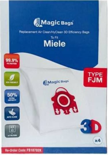 Miele Complete C1 Tango Red Edition Kutulu Toz Torbası 4 Lü