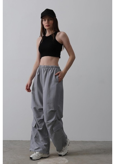 Ge Ticaret Paraşüt Cargo Pantolon - Antrasit Antrasit