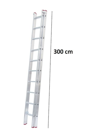 Beykon 10 + 10 Basamaklı 6 M Endüstriyel Sürgülü Merdiven