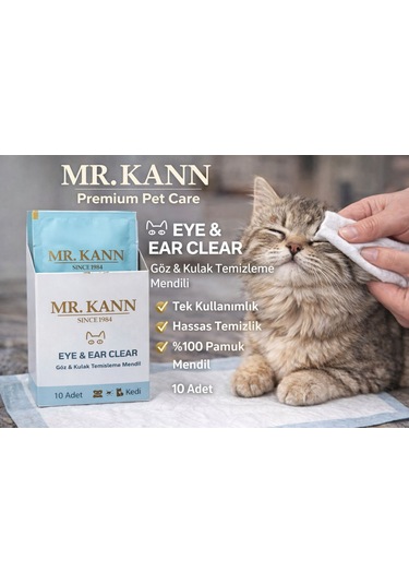 Mr.kann Kedi & Köpek Hijyen Bakım Mendili Mr.kann