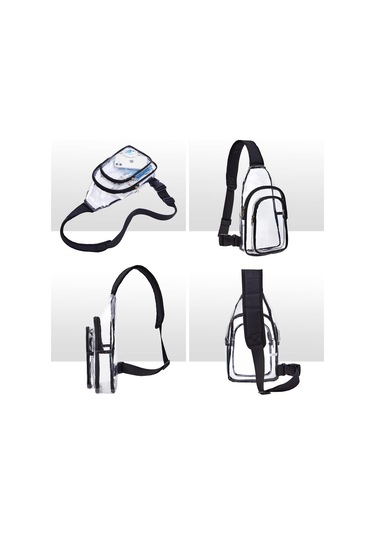 Kangvka Şeffaf Pvc Tek Omuz Çantası: Su Geçirmez, Hafif Ve Çok Amaçlı Günlük Sırt Çantası Çok Renkli