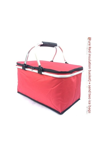 Fortunelane Siyah Isı Saklama Sepeti - Fırlatılabilir Piknik/alışveriş Çantası - Dayanıklı Promosyon Hediyesi Çok Renkli