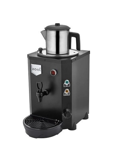 Remta De14 Jumbo Çay Makinesi, Tek Demlikli, 9 L, Elektrikli, Siyah