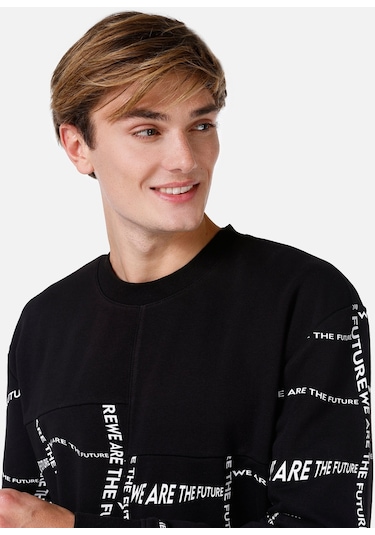 Colin's Colins Siyah Erkek Sweatshirt