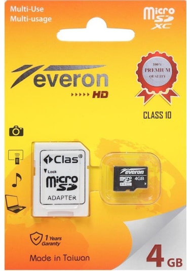 Everon 4Gb Micro Sd Hafıza Kartı Adaptörlü