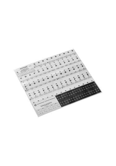 Maiyame "şeffaf Ve Çıkarılabilir Piyano Çıkartmaları - 37/49/54/61/88 Tuşlu Klavyeler İçin Müzik Notası Sticker Seti"