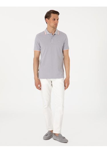 Pierre Cardin Erkek Açık Gri Tişört 50310203-vr001 Açik Gri