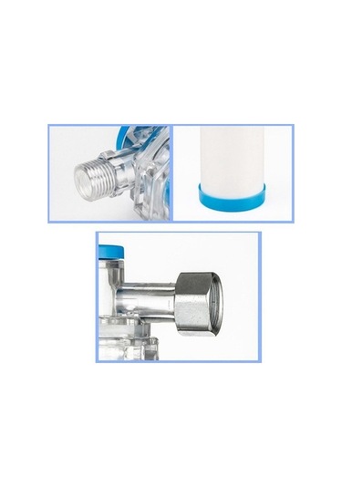 Createtech Su Isıtıcı Filtresi Ön Musluk Duş Arıtma Beyaz&mavi Jw Çok Renkli