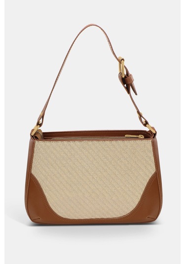 Housebags Doğal Hasır Taba Ayarlanabilir Omuz Askılı Vintage Bag 257 Hasır Taba