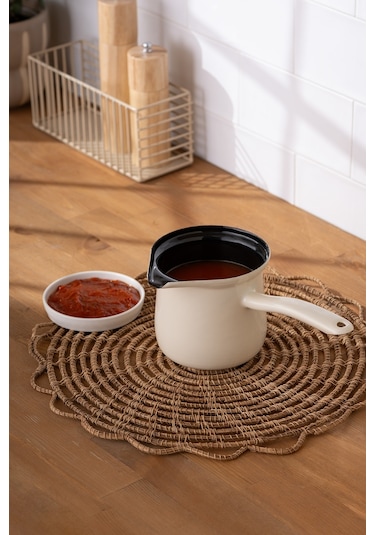 Emsan Hasbahçe Emaye Cezve 12 Cm