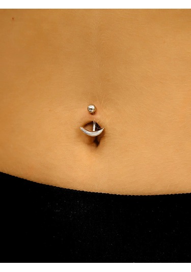 Markiz Navel Piercing 925 Gümüş 399726897 Gümüş