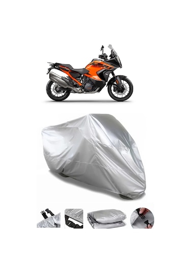 Ktm 1290 Super Adventure S Gri Motosiklet Brandası Kilit Uyumlu