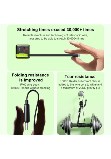 Wk Wp-u39 65w Usb-c / Tip-c, 80cm Tip-c Kablosu İle Usb Gan Hızlı Şarj Cihazı, Fiş Tipi: Abd Fiş Yeşil Yeşil