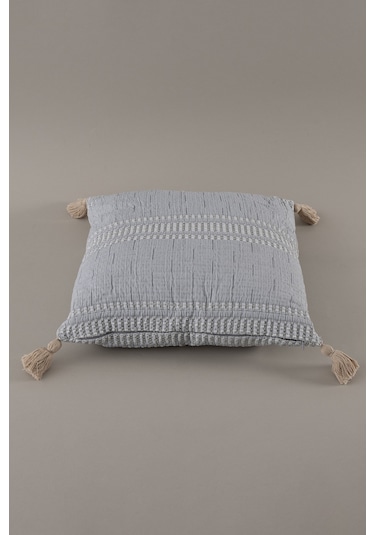 Koza Home Assos Gri Taş Yıkama Yastık 50x50 5040