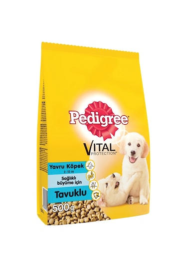 Pedigree Tavuklu ve Pirinçli Yavru Köpek Maması 500 G